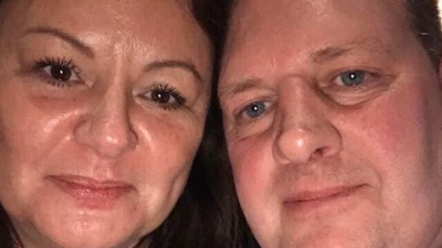 Laura Tanner y su esposo