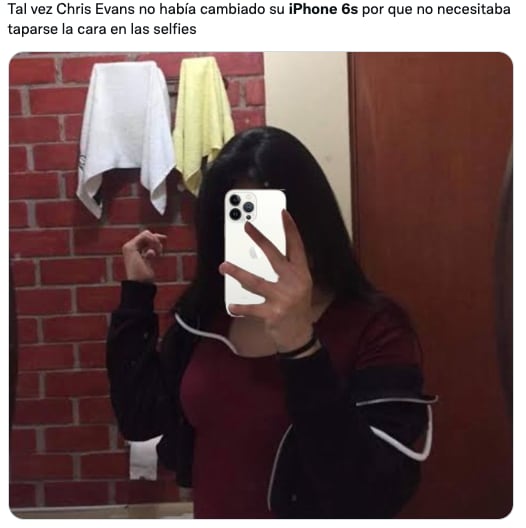 Memes de Chris Evans y su iPhone 6s