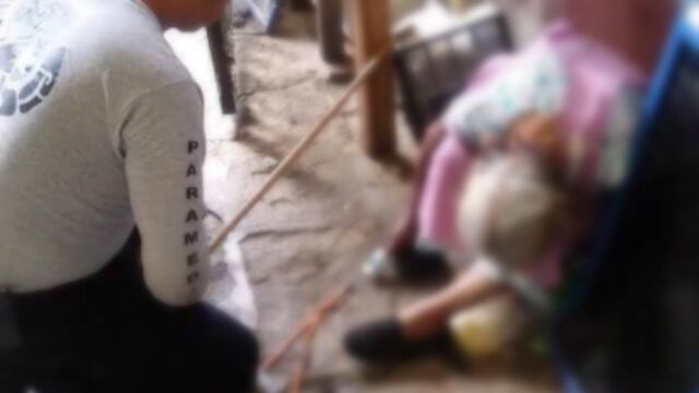 Muerte de señora de la tercera edad.