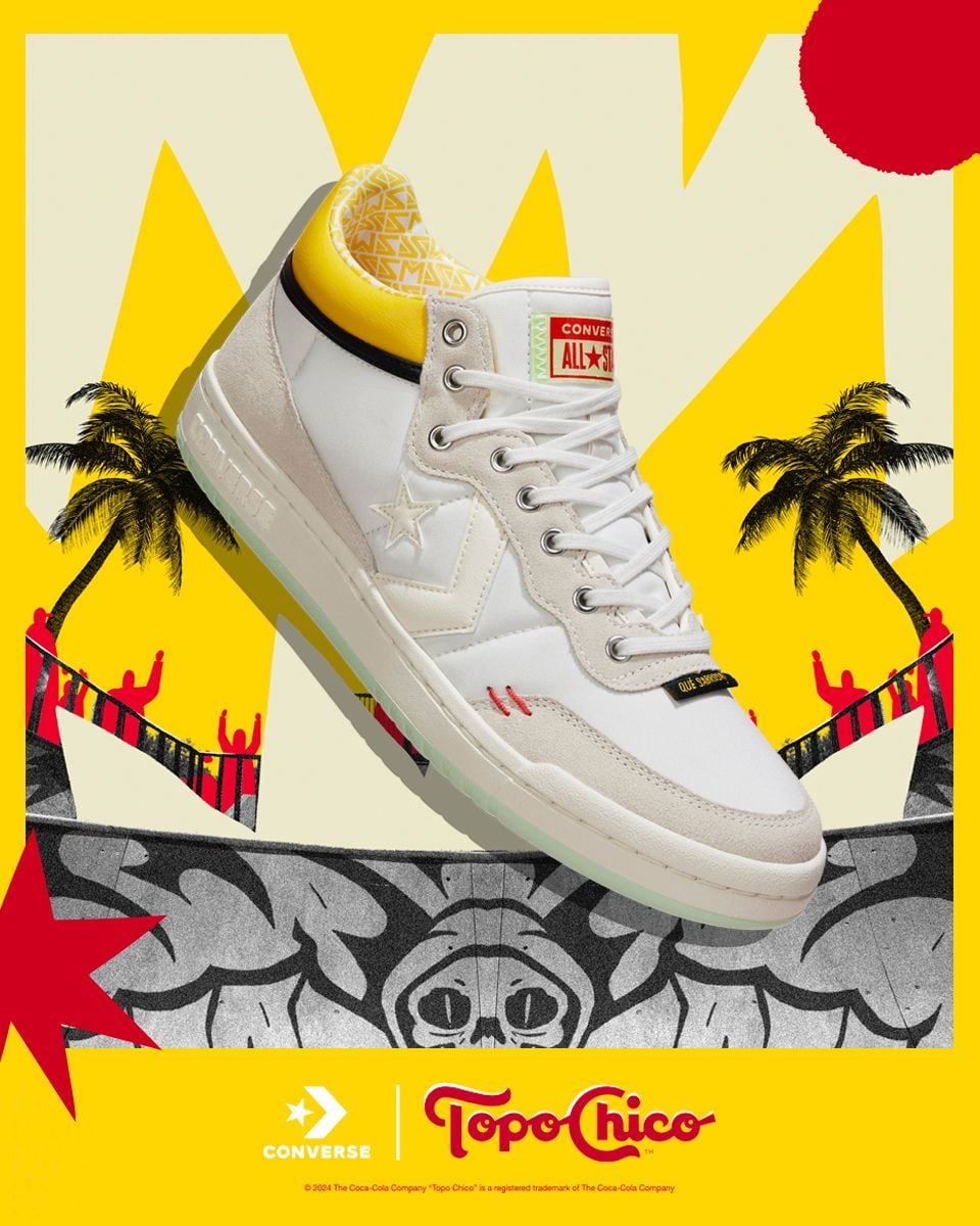 Tenis Converse x TOPO CHICO Fastbreak Multicolor en Bota de Gamuza Unisex