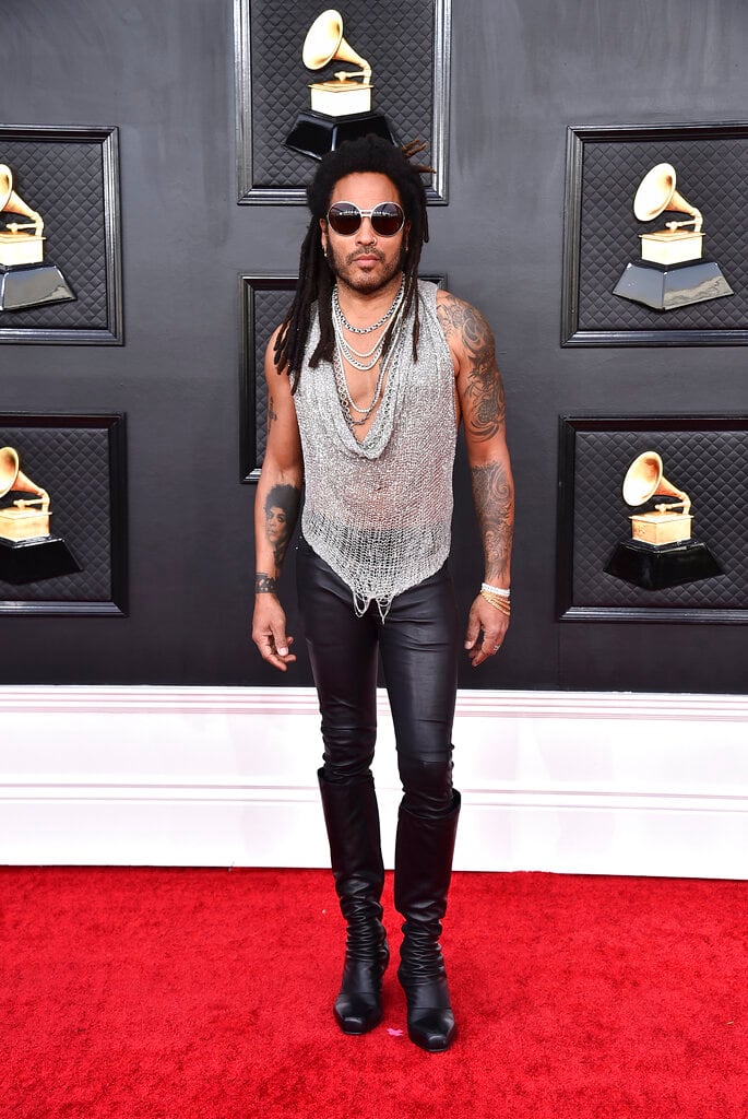 Lenny Kravitz en los premios Grammy 2022