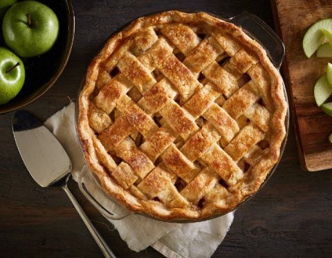 Pay de manzana para Año Nuevo