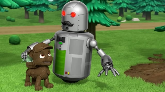 Paw Patrol hace rescates robóticos