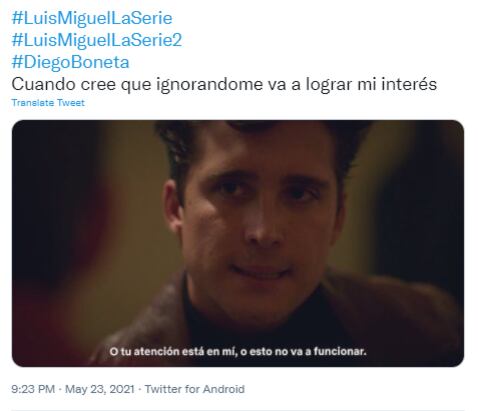Meme 'Luis Miguel, la serie'.