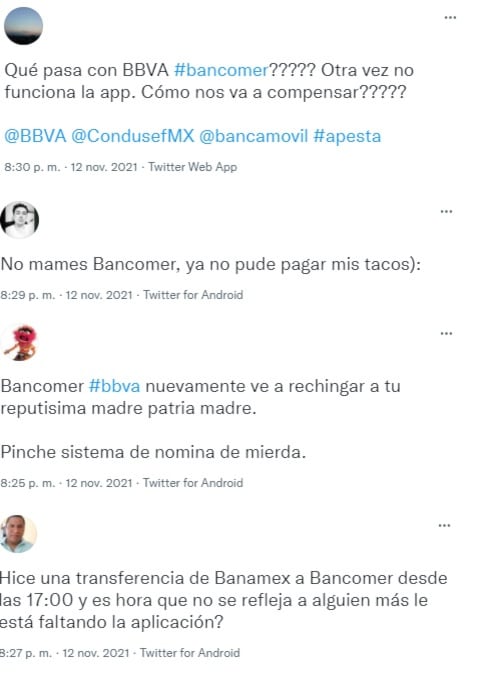 Reportan fallas en App de BBVA