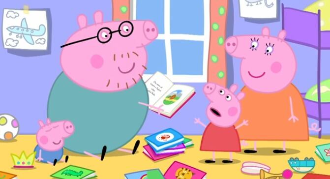Peppa Pig se disfraza de su personaje de libro favorito por el Día Nacional del Libro