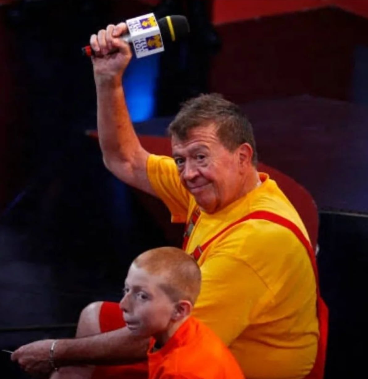 Octavio Ocaña con Chabelo