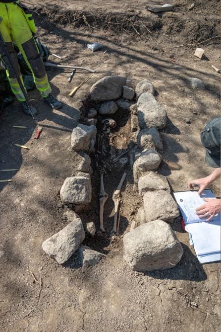 Tumbas vikingas en Suecia