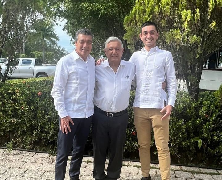 Rutilio, AMLO, Andrés Escandón