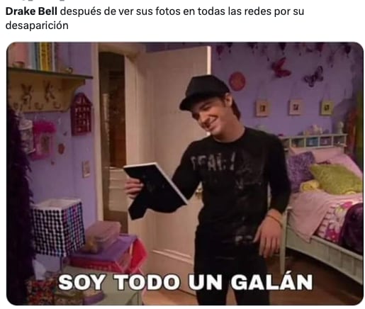 Los memes Drake Bell sobre su desaparición y posterior localización, inundan las redes