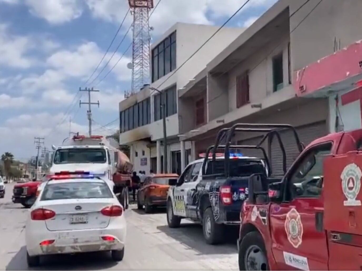 Incendio en la oficinas del IEC