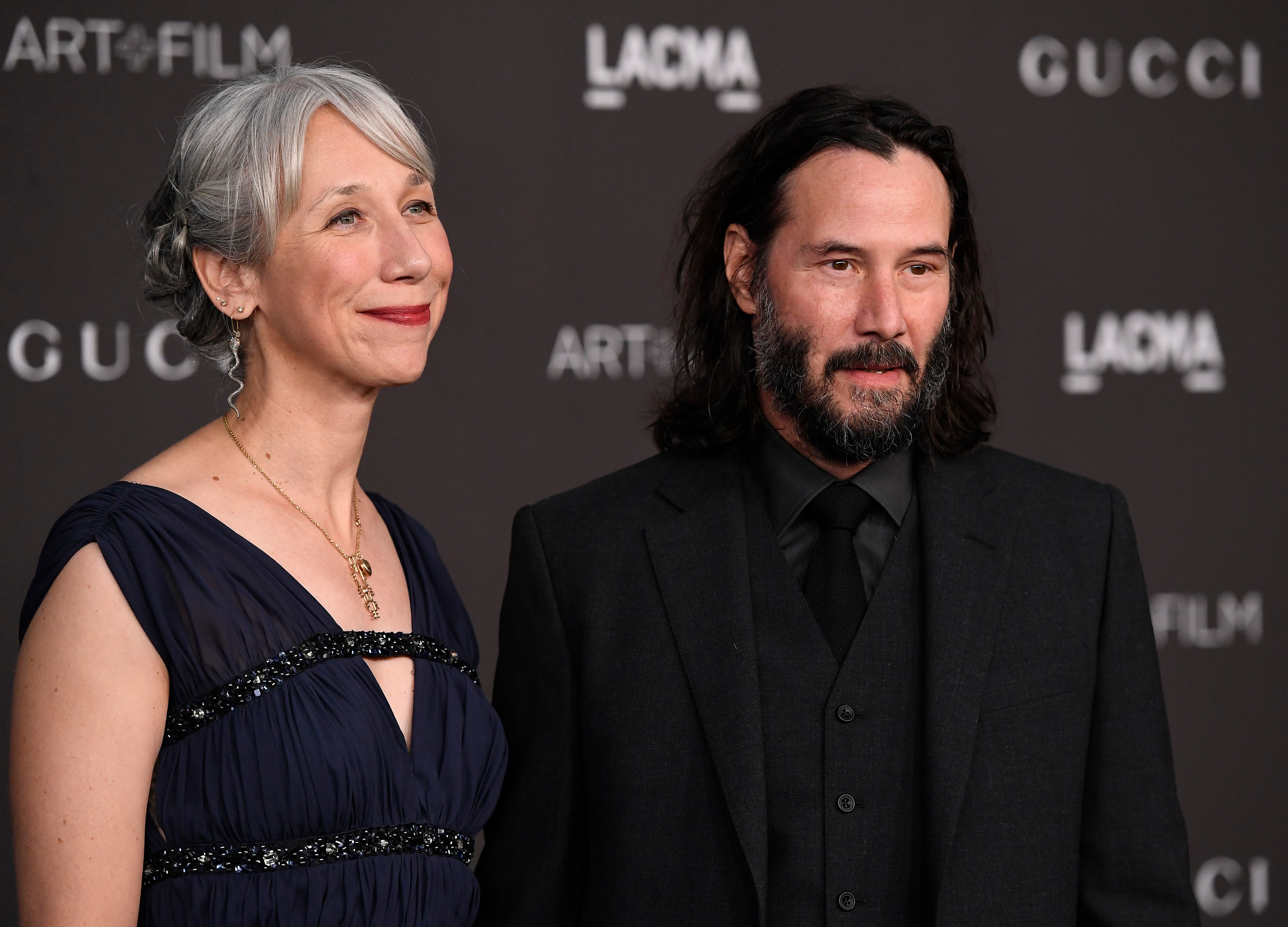 Keanu Reeves y Alexandra Grant