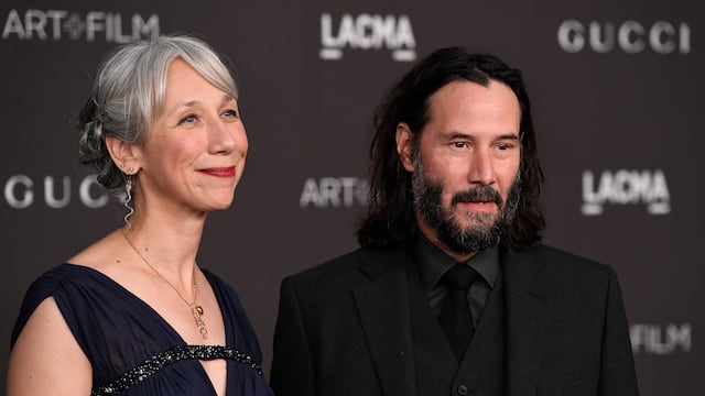 Keanu Reeves y Alexandra Grant