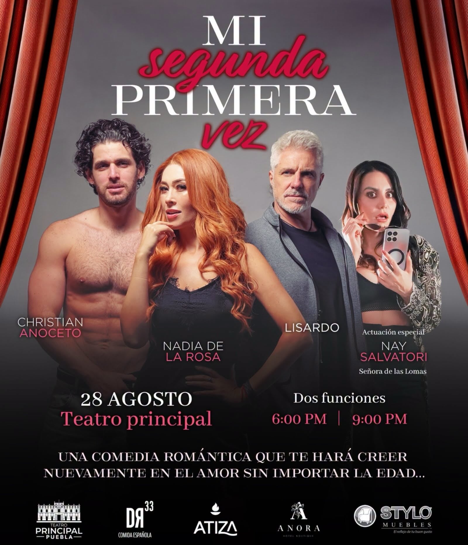 Posponen obra de teatro de Nay Salvatori y Nadia de la Rosa en Puebla tras polémica
