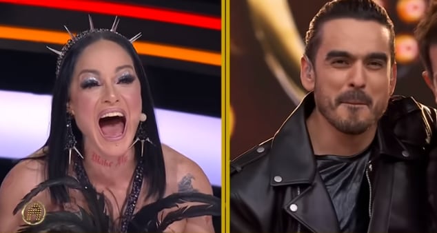 Andrés el guapo de La Academia y Lolita Cortés.