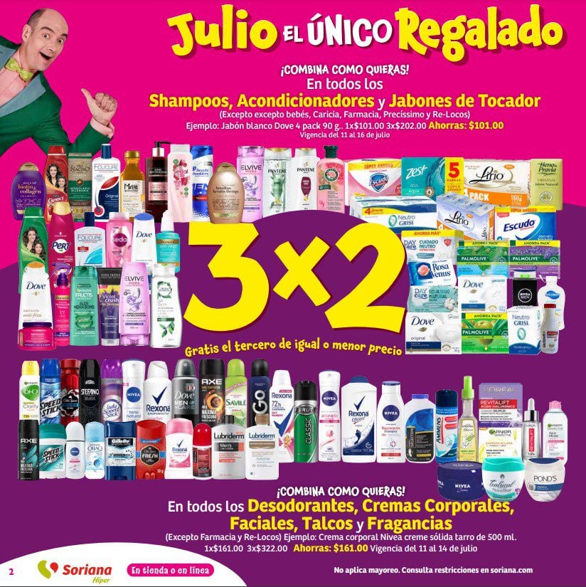 Ofertas Julio Regalado Soriana 11 a 17 de julio 2024