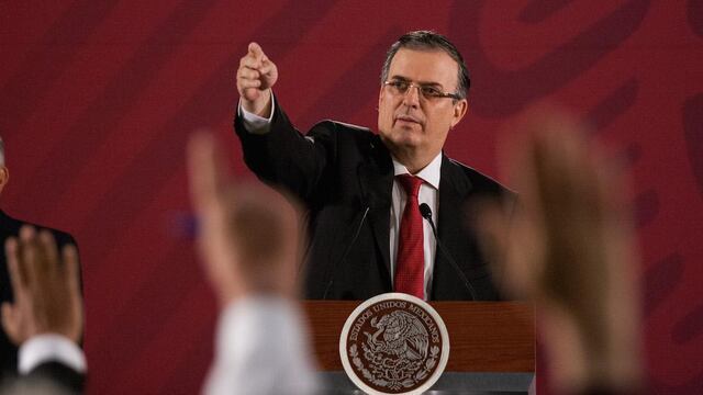 Canciller Marcelo Ebrard
