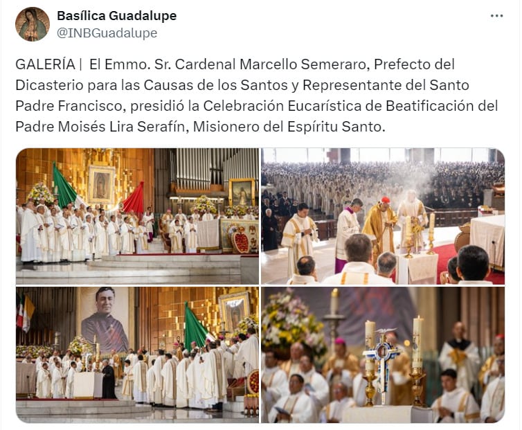Beatificación del sacerdote mexicano Moisés Lira Serafín