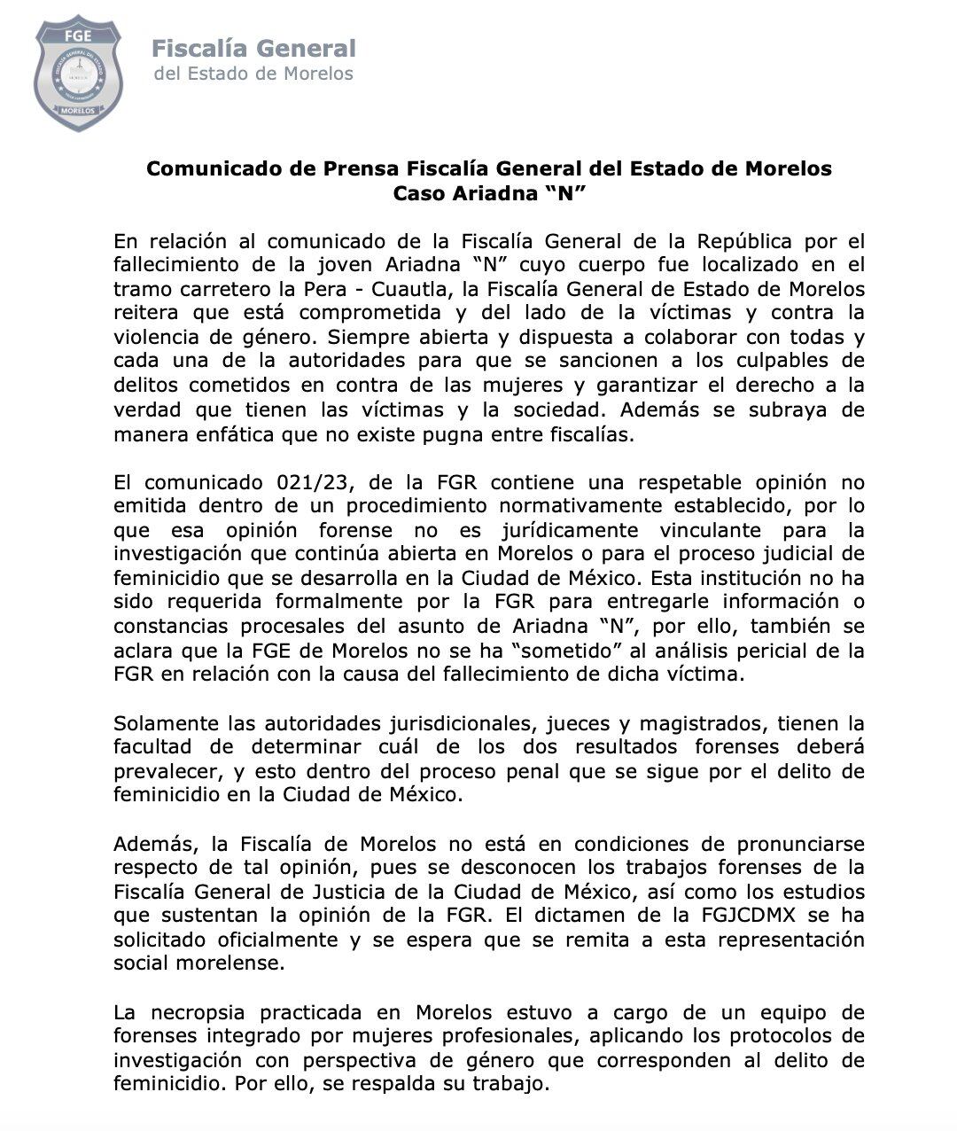 Fiscalía de Morelos