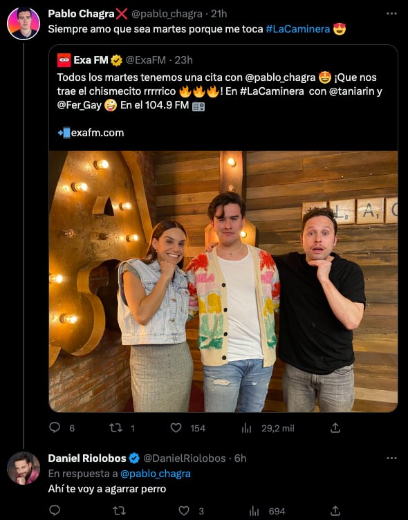 Daniel Riolobos asegura que irá a las instalaciones de MVS a golpear a Pablo Chagra