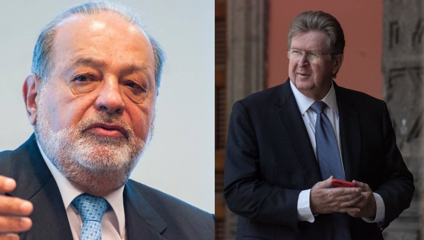 Carlos Slim y Germán Larrea