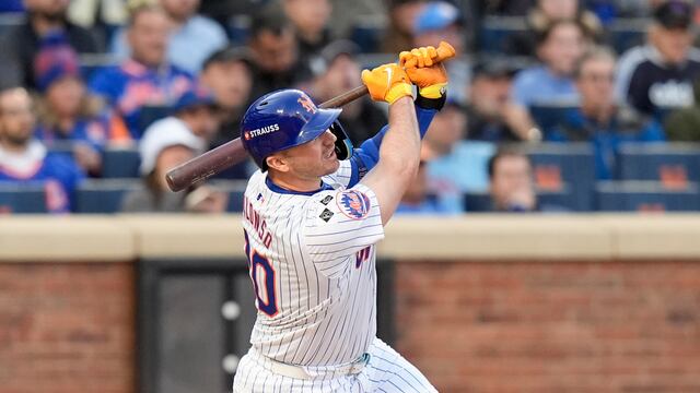 Pete Alonso en el Mets vs Dodgers.