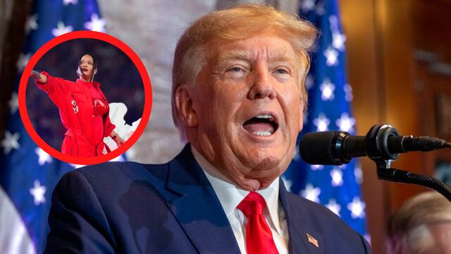Donald Trump califica el show de Rihanna como “el peor medio tiempo” en la historia del Super Bowl