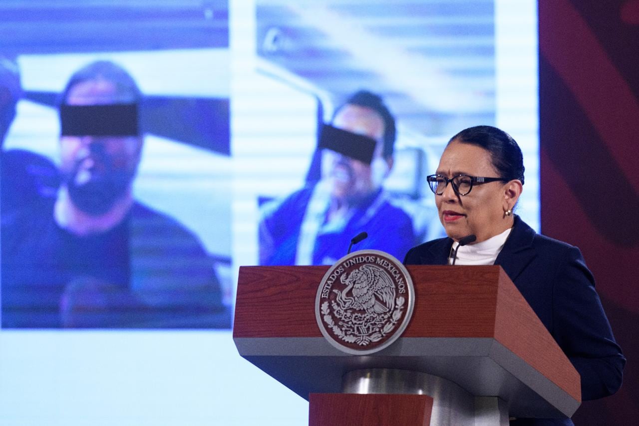 Rosa Icela Rodríguez presenta caso El Mayo-Joaquín Guzmán López