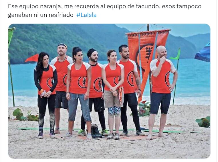 Memes de La Isla 2023 y el perdedor equipo naranja