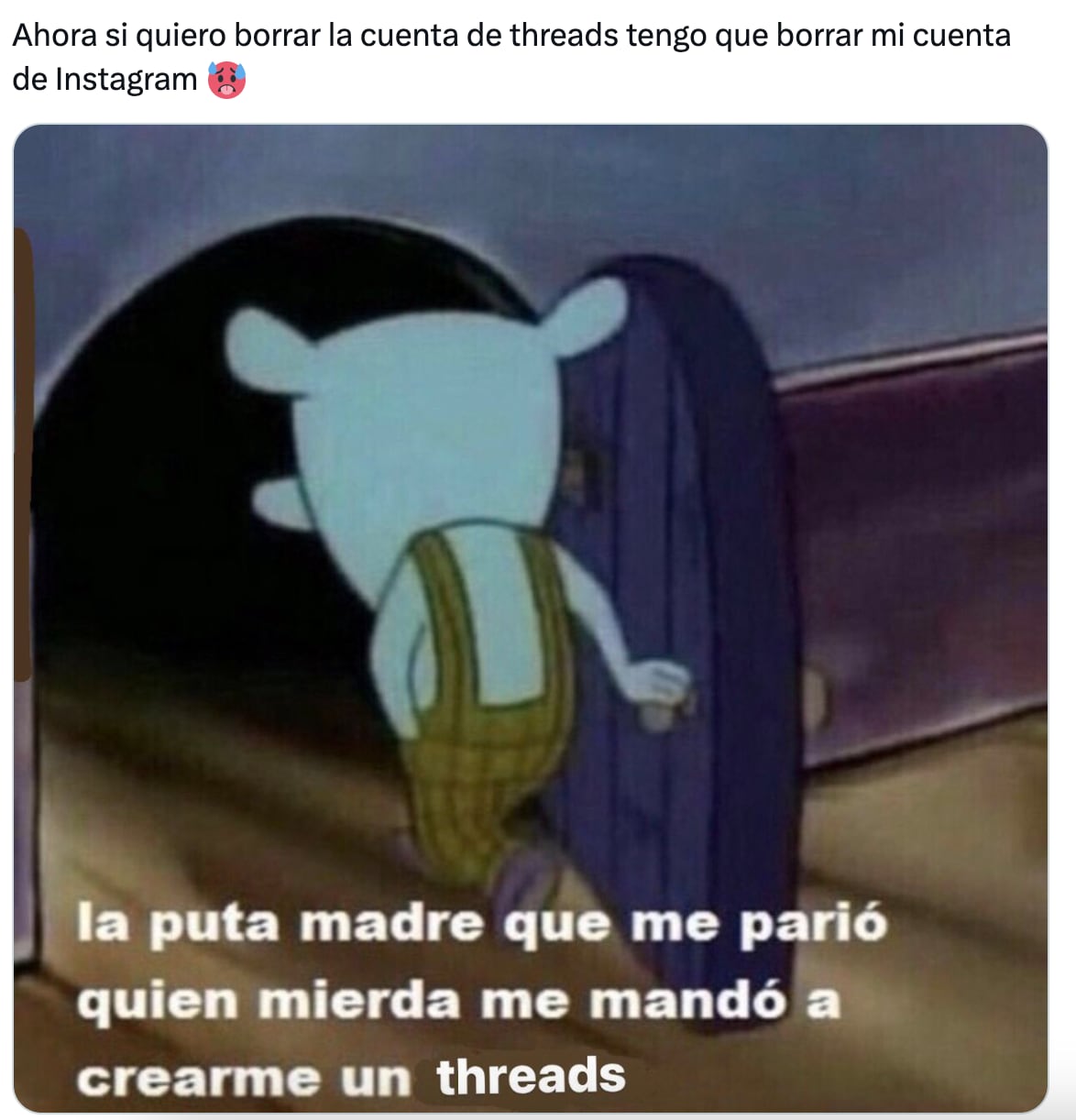 Threads no puede eliminarse sin borrar Instagram