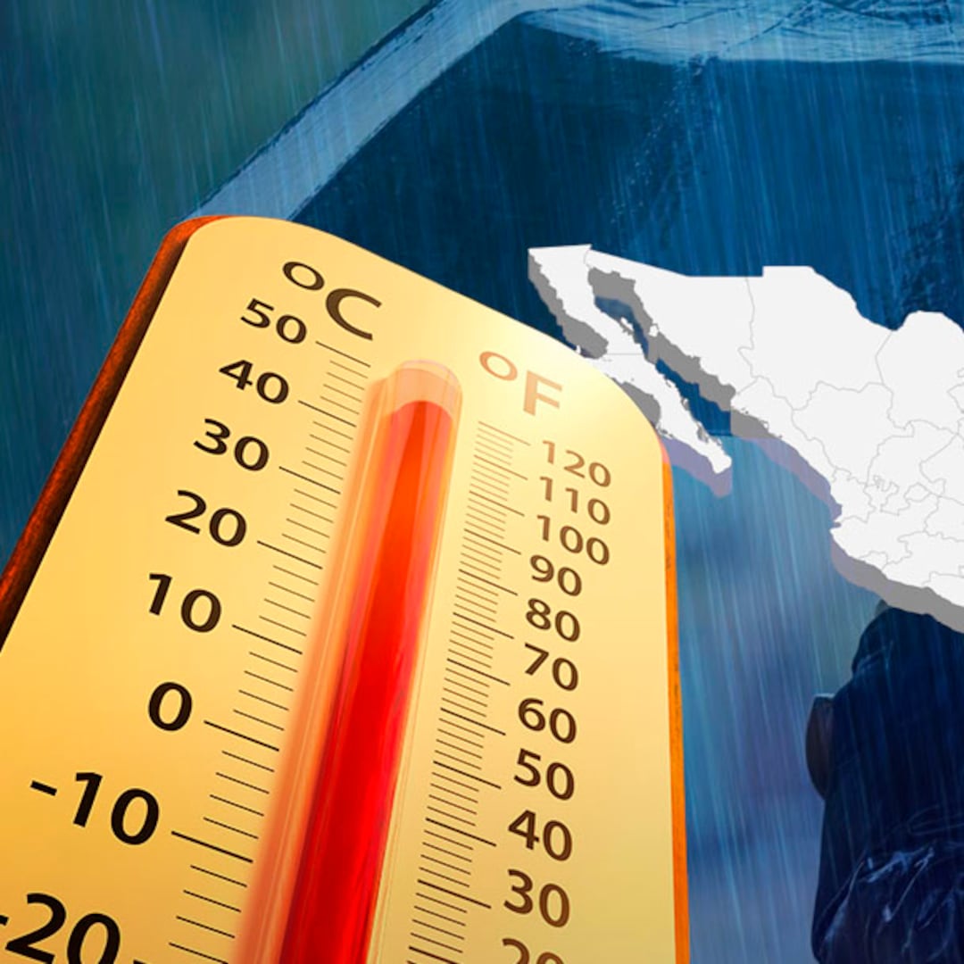 El mapa del clima para este domingo: calor extremo y lluvias en México