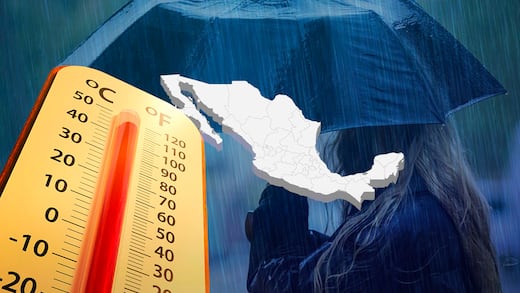 El mapa del clima para este domingo: calor extremo y lluvias en México