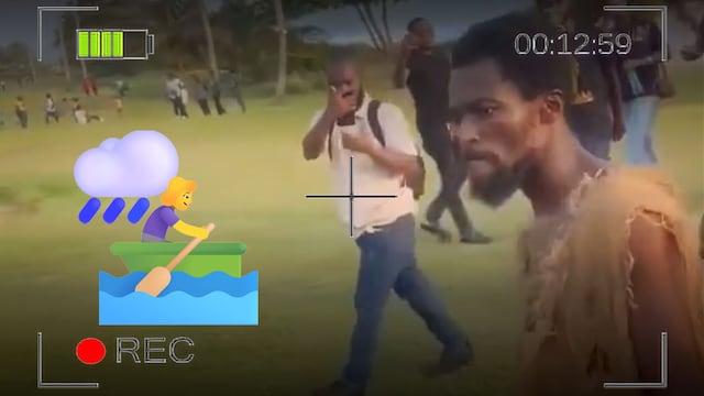 Cientos de ghaneses se dirigen a una de las arcas de Ebo Noah