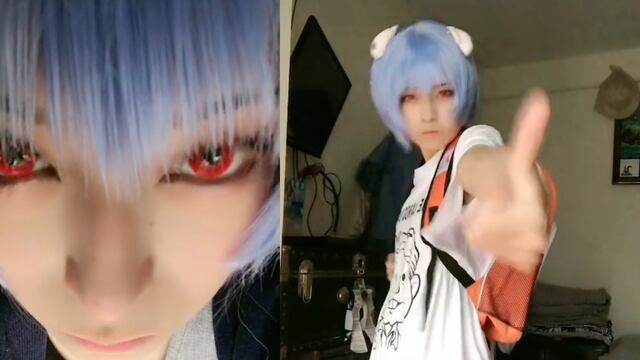 'Cosplay tercemundista' de Rei Ayanami
