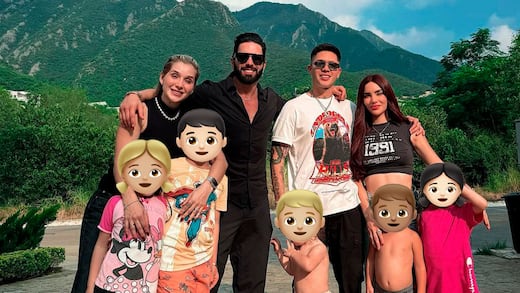 Kimberly Loaiza y Juan de Dios Pantoja con la familia de Poncho de Nigris dejó fotos inesperadas