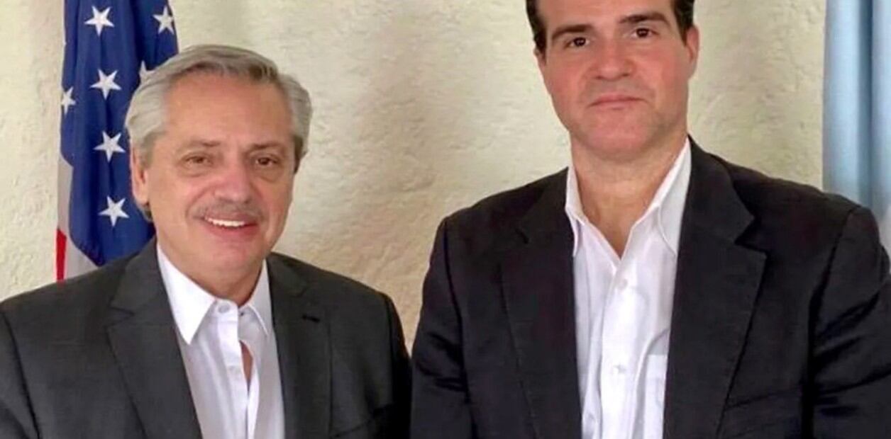 Alberto Fernández y Claver Carone, BID.