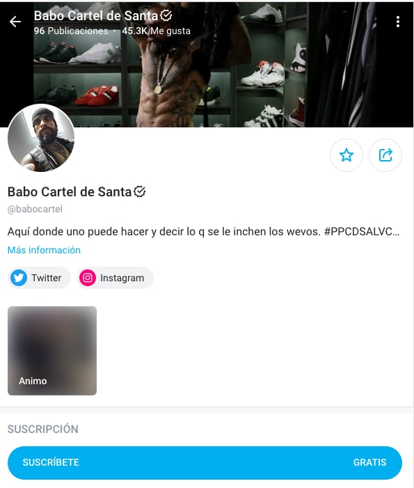 El OnlyFans de Babo de Cartel de Santa era gratis, pero...