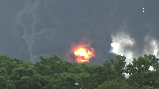 Incendio en refinería de Salina Cruz. Un muerto.