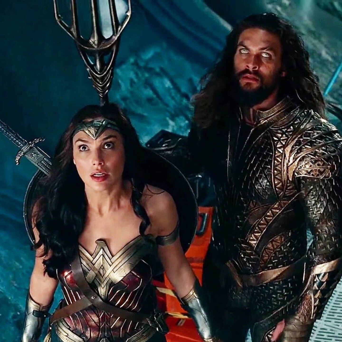 Aquaman y Mujer Maravilla