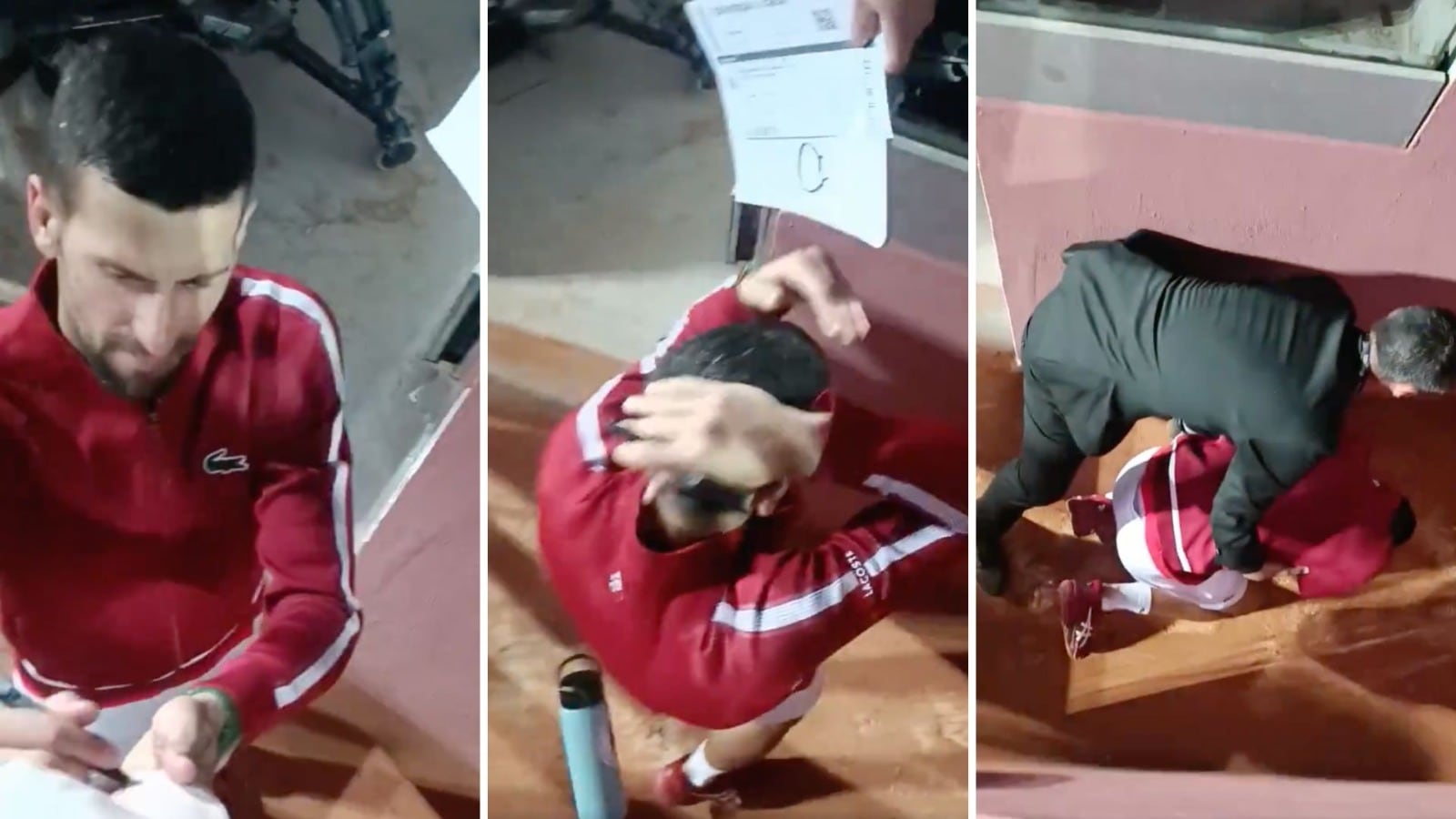 Novak Djokovic recibe brutal botellazo mientras firmaba autógrafos; ya revelaron quién fue el culpable