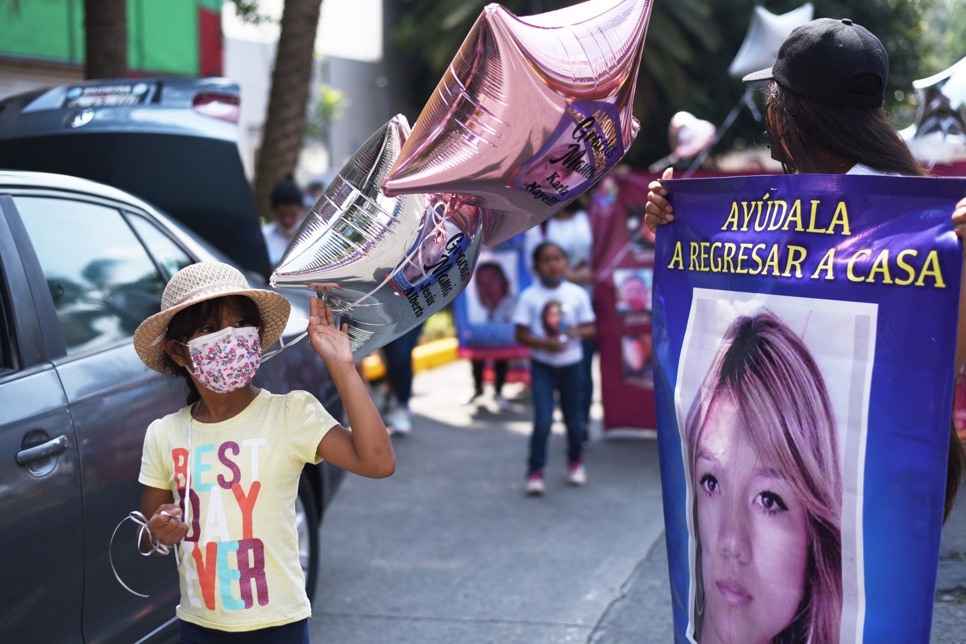 Protesta por desaparecidos en México