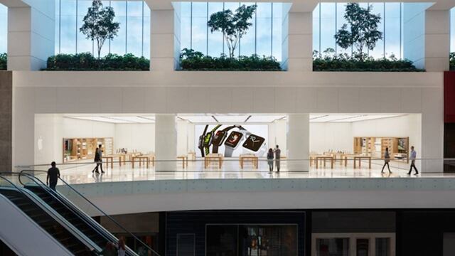 La tienda Apple Vía Santa Fe.