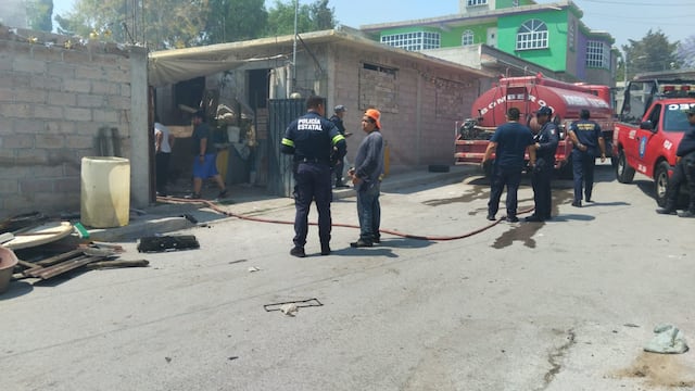 Explosión de calentador solar en Tultepec