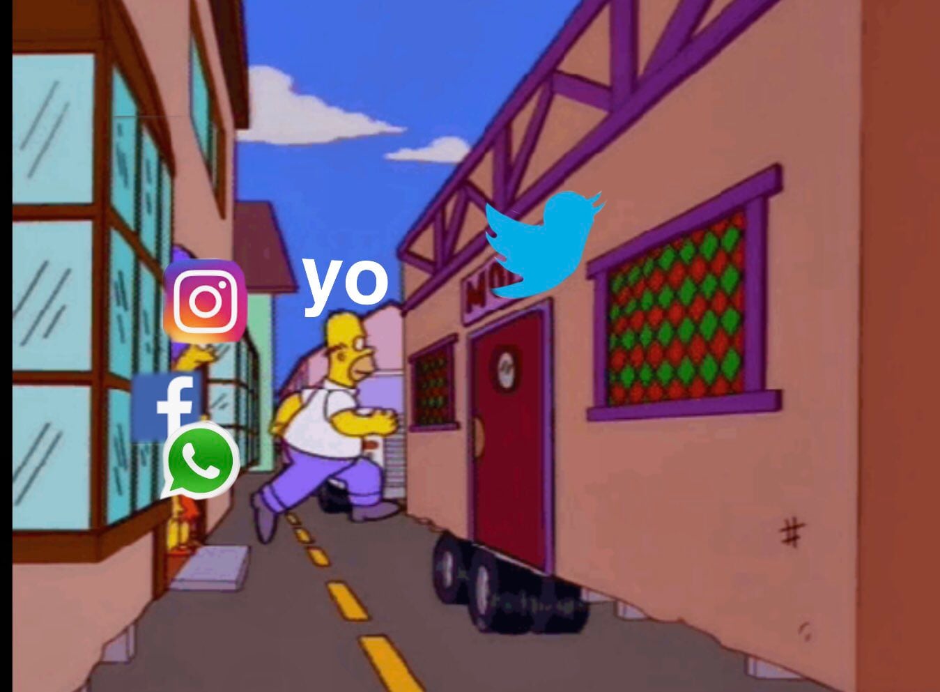 Meme sobre caída de WhatsApp, Facebook e Instagram