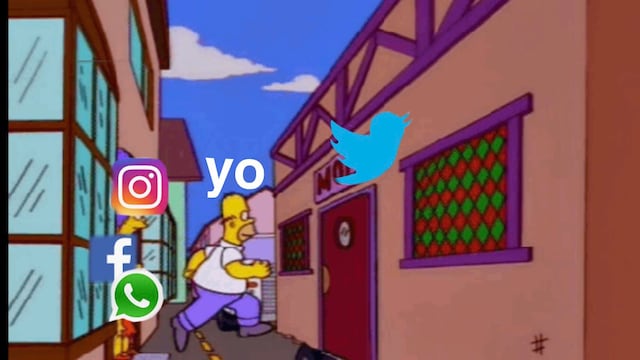 Meme sobre caída de WhatsApp, Facebook e Instagram