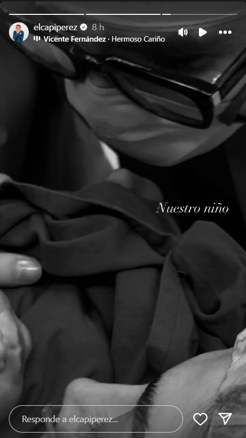 Capi Pérez y 'Hola Enfermera' anuncian que ya es papá