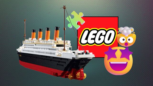 Así luce un Titanic hecho con 38 mil piezas de LEGO