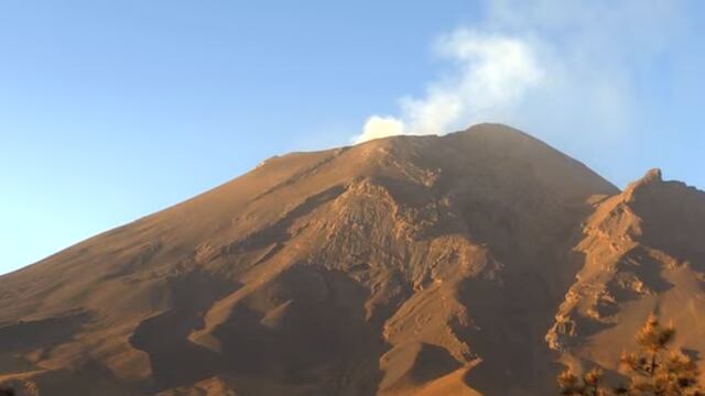 Volcán Popocatépetl el 17 de abril