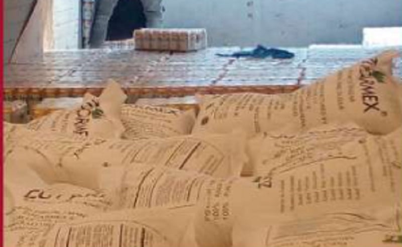 Cargamento de latas de cerveza pirata