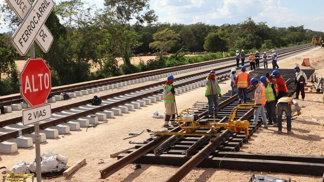 Construcción del Tren Maya